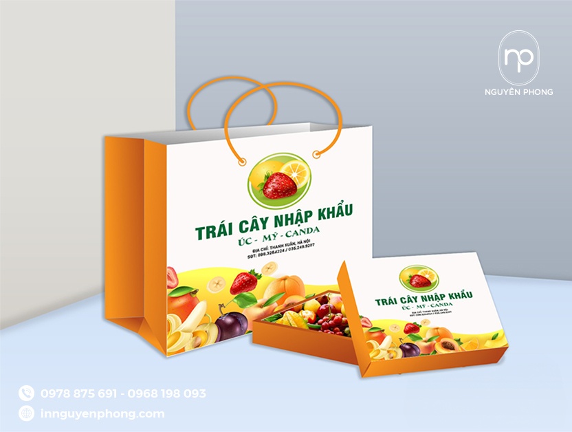 Công nghệ in túi chất lượng cao đựng trái cây

